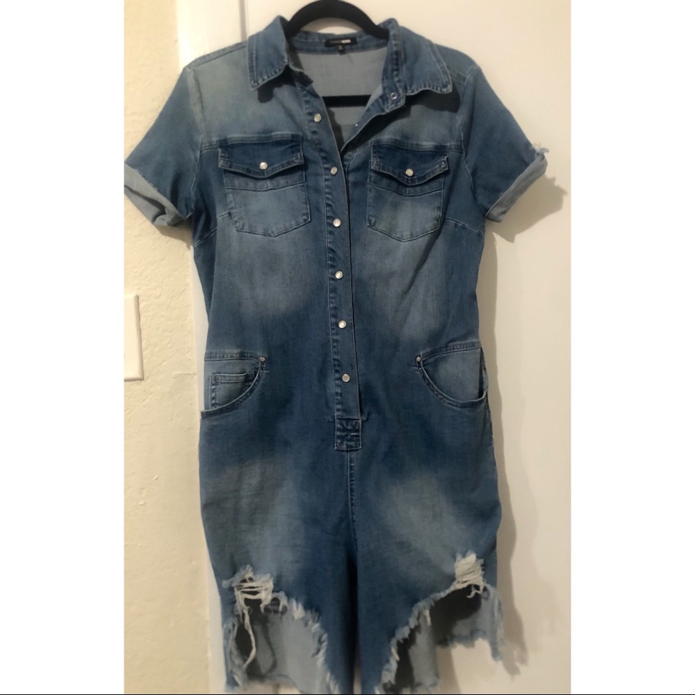 FN Denim Romper/Jumpsuit